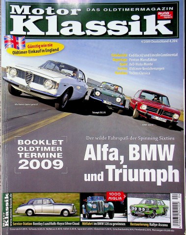 Deckblatt Motor Klassik (04/2009)